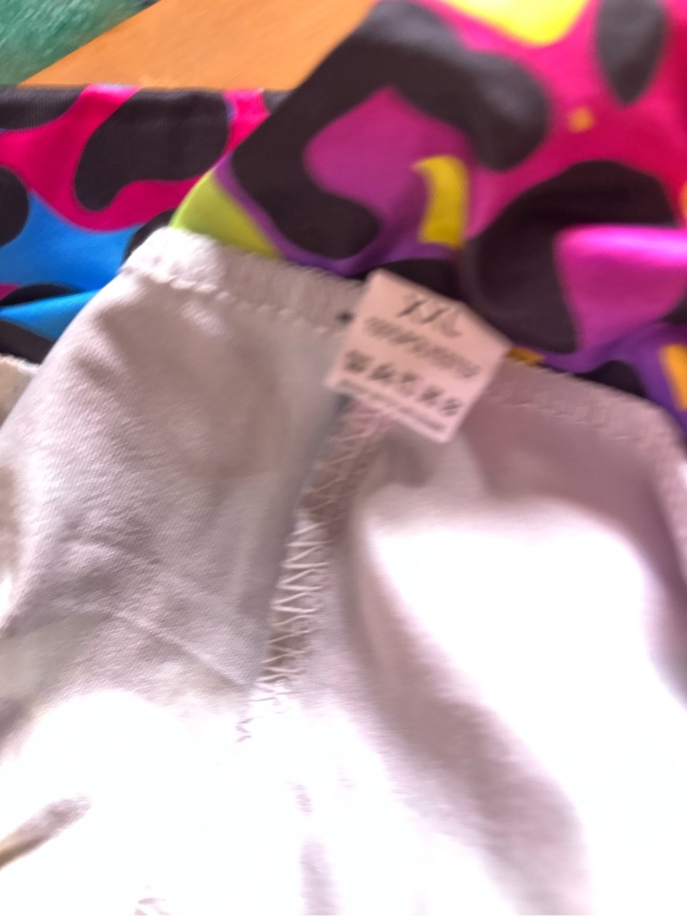 Women's Rainbow Leopard Print Leggings - Vibrant Multicolor - Picture 11 of 12